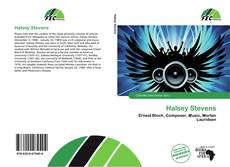 Capa do livro de Halsey Stevens 