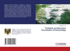 Copertina di Prolepsis as Epicurean Foundation of Knowledge
