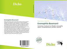 Capa do livro de Eremophila Bowmanii 