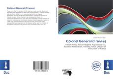 Bookcover of Colonel General (France)