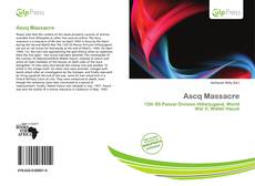 Portada del libro de Ascq Massacre