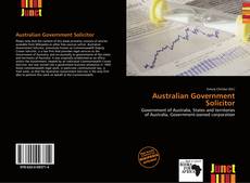 Copertina di Australian Government Solicitor