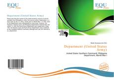 Copertina di Department (United States Army)