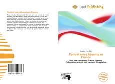 Capa do livro de Contrat entre Absents en France 