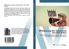 Bookcover of Offenbarung des Testaments von Don Sixtus