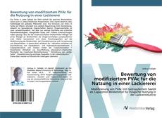 Bookcover of Bewertung von modifiziertem PVAc für die Nutzung in einer Lackiererei