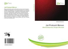Portada del libro de Jai Prakash Menon