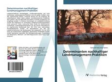 Copertina di Determinanten nachhaltiger Landmanagement-Praktiken