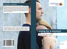 Buchcover von Living for a moment