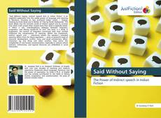 Said Without Saying kitap kapağı