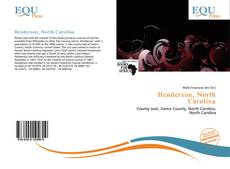 Buchcover von Henderson, North Carolina