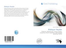 Couverture de Didiayer Snyder