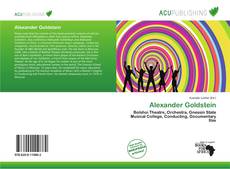 Buchcover von Alexander Goldstein