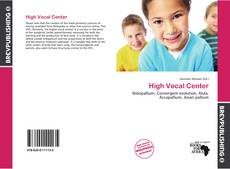 Buchcover von High Vocal Center