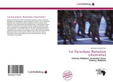 Bookcover of 1st Parachute Battalion (Australia)