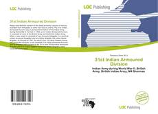 Copertina di 31st Indian Armoured Division