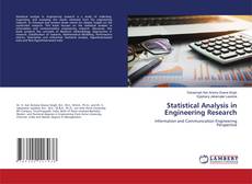Buchcover von Statistical Analysis in Engineering Research