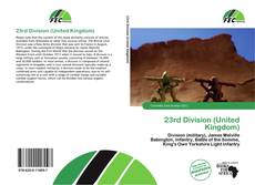 Capa do livro de 23rd Division (United Kingdom) 