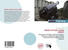 Bookcover of Battle of Cole Camp (1861)