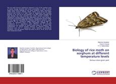 Copertina di Biology of rice moth on sorghum at different temperature levels