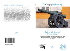 Bookcover of Battle of Kock's Plantation