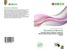 Eyewitness Memory kitap kapağı
