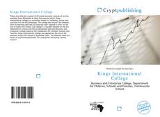 Bookcover of Kings International College