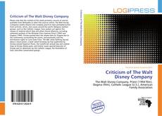 Criticism of The Walt Disney Company的封面