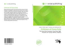 Borítókép a  Criticism of Coca-Cola - hoz