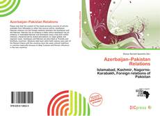 Capa do livro de Azerbaijan–Pakistan Relations 