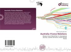 Buchcover von Australia–France Relations