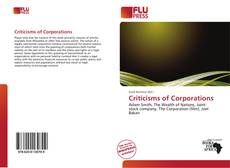 Bookcover of Criticisms of Corporations