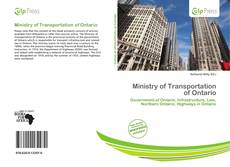 Ministry of Transportation of Ontario kitap kapağı