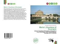 Buchcover von Marie I, Countess of Auvergne