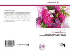 Buchcover von Achyrachaena