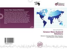 Buchcover von Greece–New Zealand Relations
