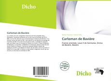 Copertina di Carloman de Bavière