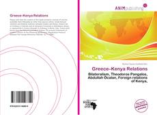 Greece–Kenya Relations kitap kapağı