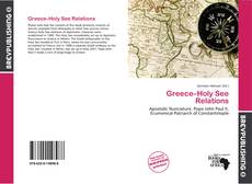 Greece–Holy See Relations kitap kapağı