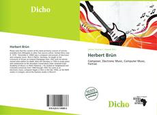 Copertina di Herbert Brün