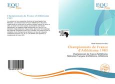 Copertina di Championnats de France d'Athlétisme 1983
