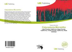 Calycadenia Micrantha kitap kapağı