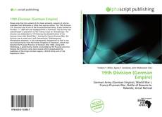 Portada del libro de 19th Division (German Empire)