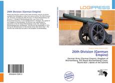Bookcover of 26th Division (German Empire)