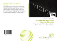 Copertina di 53rd Reserve Division (German Empire)