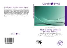 Buchcover von 81st Infantry Division (United States)