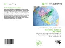 Buchcover von Australia–Estonia Relations