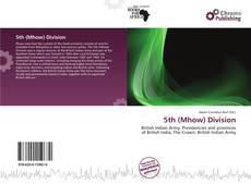 Portada del libro de 5th (Mhow) Division