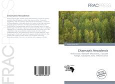 Chaenactis Nevadensis的封面