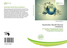 Portada del libro de Australia–South Korea relations